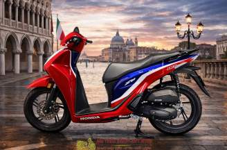 SH150 HRC Tricolor: Phiên bản phối màu thể thao nổi bật cho người yêu tay ga cao cấp