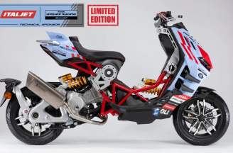 Khám phá Italjet Dragster 300 Gresini Edition: xe tay ga hiệu năng cao mang tinh thần MotoGP