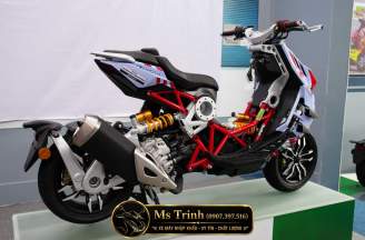 Italjet Dragster 300 Gresini Edition 2026: Xe tay ga “lộ khung” mang DNA đường đua MotoGP