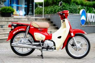 Cub 110 Hello Kitty: Biểu tượng giao thoa giữa huyền thoại Super Cub và văn hóa Sanrio dành cho ngườ
