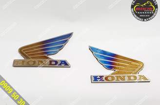 Honda bird wing stamp in Titanium
