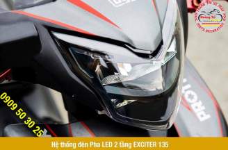 Exciter 135 . 2-stage led headlight
