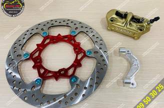 Combo 320mm aluminum cage Brembo disc, genuine Brembo BMW S1000R pig for Sh Vietnam 2012-2020
