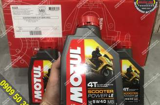 Motul Scooter Power LE 5W40 1 liter lubricant for scooters
