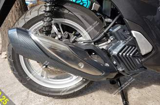 Sh 2020 muffler with carbon paint
