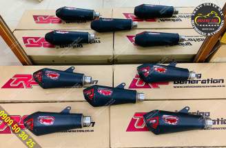 Genuine Indonesian R9 Assen SS Black muffler
