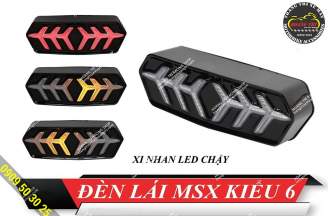 MSX taillights with integrated LED turn signals
