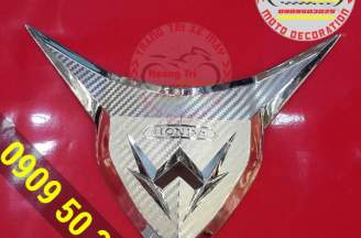 Chrome-plated upper mask - winner's car toy
