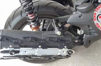 Biker muffler mount for NVX 2017
