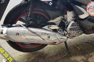 Chrome-plated PCX 2018 muffler
