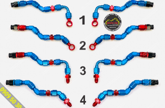 Models of aluminum earls tips for oil cords
