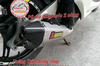 Akapovic double-barreled exhaust for PCX
