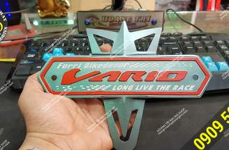 Vario nameplate - embossed aluminum material
