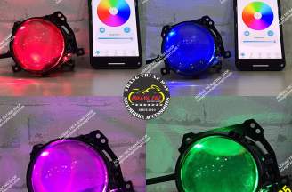 Super bright LED ball light with built-in Demi light color changer
