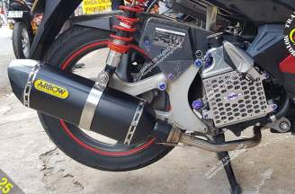 Akrapovic Carbon F1 tailpipe with silencer
