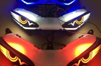 Audi Moto Air Led light cluster with Exciter 150
