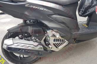 Chrome-plated Vario 2018 fan cover
