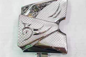 Wave Blade fishtail shell chrome plated
