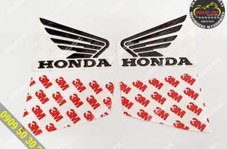 Honda bird wing logo stamp - embossed stamp
