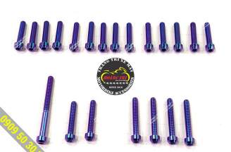 Titanium GR5 machine screws set for Winner 150, Winner X
