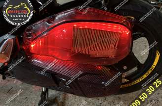 The level of LED decoration for the exhaust (air filter) is transparent
