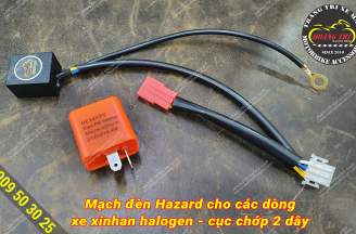 Hazard light circuit - warning light with integrated turn signal switch
