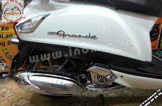 Grande car decoration accessories - Chrome plated exhaust cover
