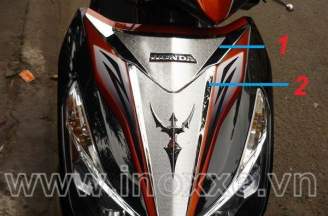 2013 Airblade car decoration parts_Big nostrils
