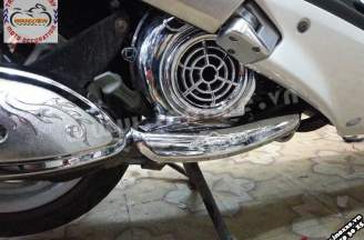 Grande car decoration parts - Chrome plated fan
