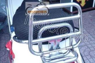 Vespa LX stainless steel back bag without straps
