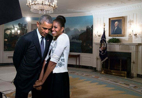Michelle và Barack Obama được bình chọn là cặp đôi yêu nhau được yêu thích nhất.